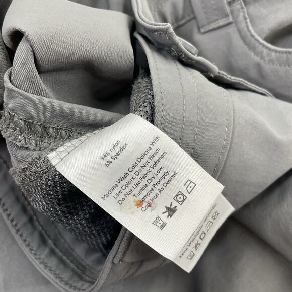 Eddie Bauer Women Size 14T Gray First Ascent Pants Outdoor Hiking 34" In 48-13 - Picture 6 of 9